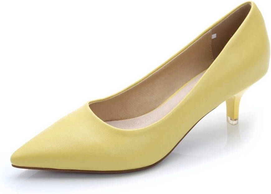 Livano Hakken Dames Schoenen Pumps Schoenen Geel