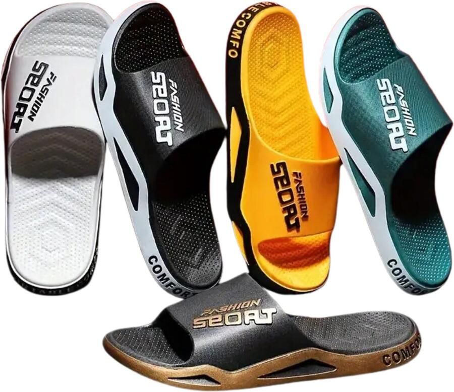 Livano Badslippers & Comfortabel Flip Flops Sauna Zomer Beige