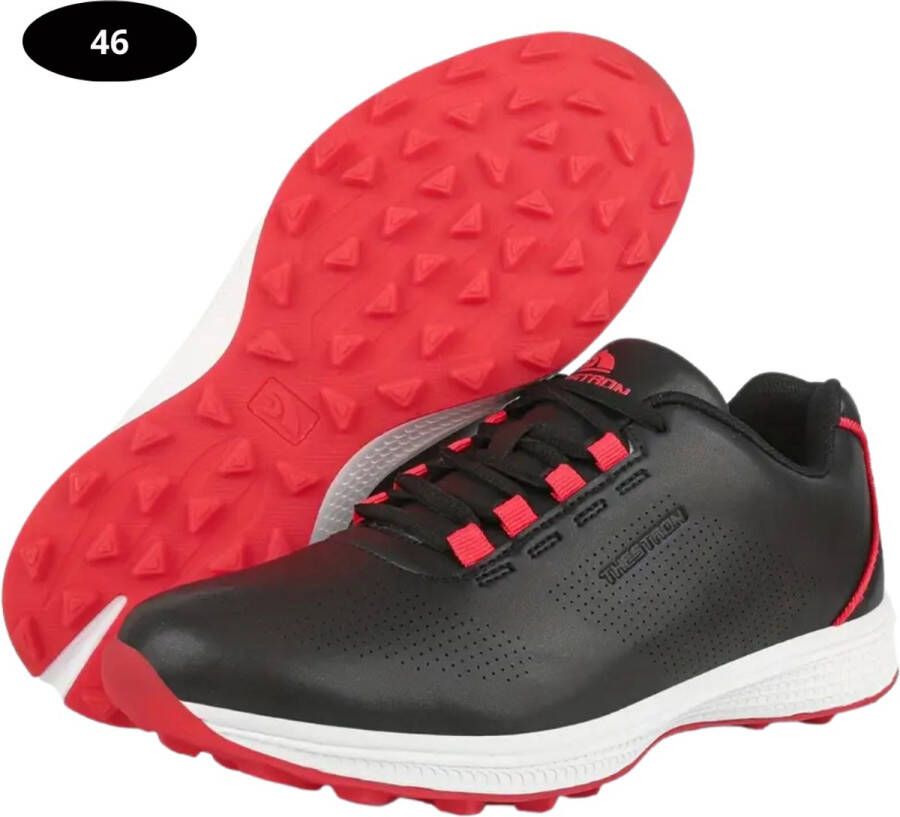 Bovista Golfschoenen Heren Sneakers Golfkleding Golfschoenen Antislip Waterdicht Golfen Zwart 46