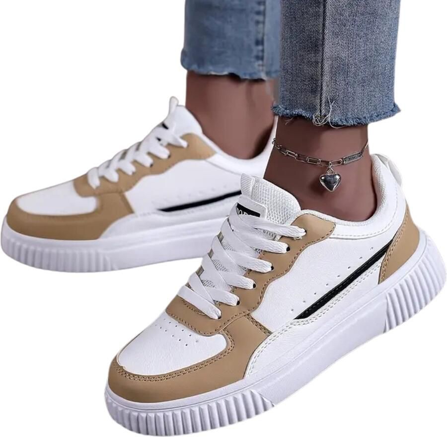 Livano Schoenen Dames Sneakers Comfortabel Casual Volwassen Violet