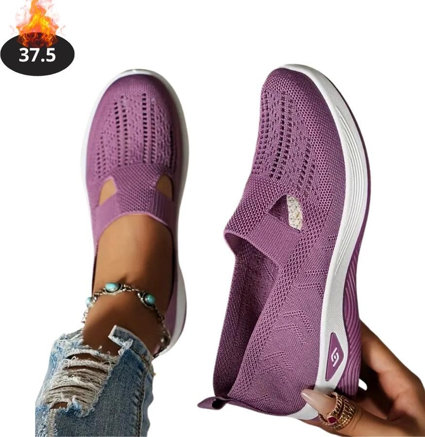 Bovista Schoenen Dames Sneakers Comfortabel Slippers Casual Volwassen Paars