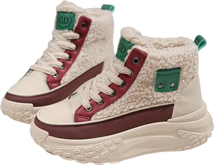 Bovista Snowboots Dames Sneeuwschoenen Snowboots Wintersport Ski Gadgets Rood