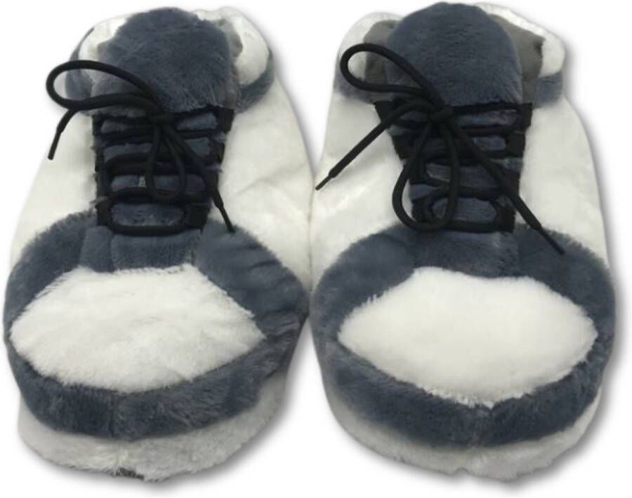 Livano Pantoffels Sloffen Slippers Warme Pantoffels Pluche Onesize Grijs