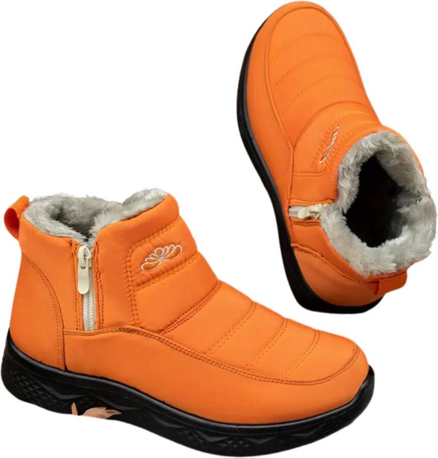 Livano Snowboots Dames Sneeuwschoenen Snowboots Wintersport Ski Gadgets Oranje
