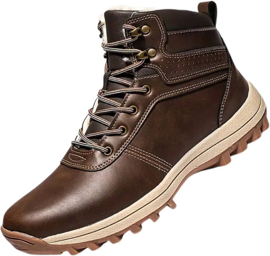Livano Snowboots Heren Sneeuwschoenen Snowboots Wintersport Ski Gadgets Donkerbruin