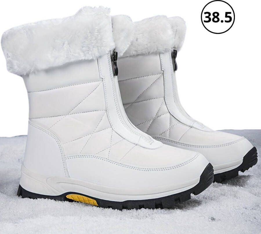 Livano Snowboots Voor Dames Sneeuwschoenen- Wintersport Sneeuwboots Ski Gadgets Wit