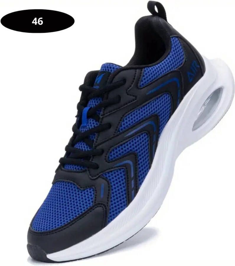 Livano Tennisschoenen Tenniskleding Indoor Outdoor Blauw Zwart