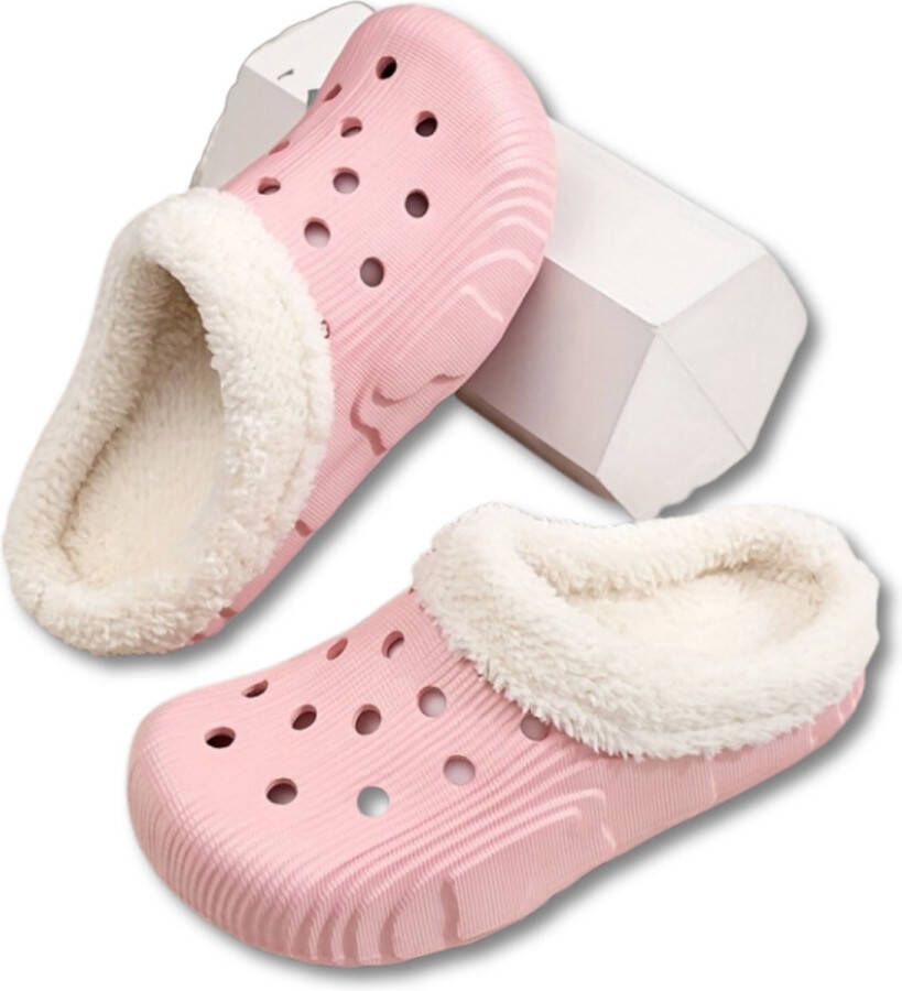 Xerolax Warme Pantoffels Sloffen Slippers Pluche Licht Roze