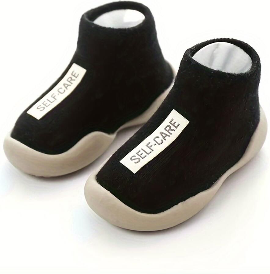 Live Livé Babyschoenen Zwarte Grotte 19-19.5 Sokken Slip-on Peuter