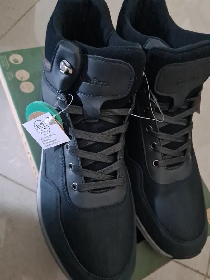 Livergy Leren Heren Schoenen Blauw