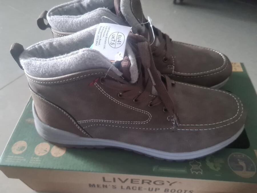 Livergy Leren Heren Schoenen Bruin