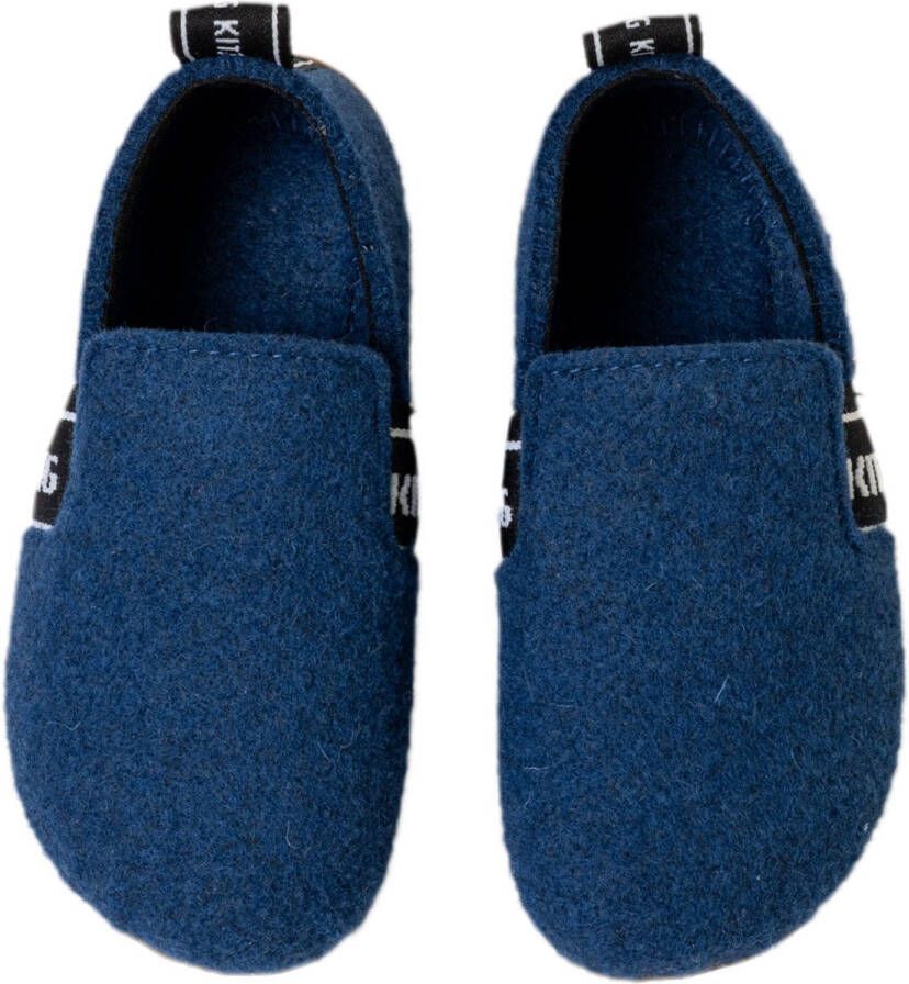 Living Kitzbühel T-Model Vilt & LK Belettering No. 3645 Pantoffels blauw