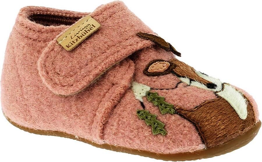 Living Kitzbühel Kid's Rosi Rehkitz Klettschuh Pantoffels roze