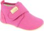 Living Kitzbühel Baby's Klettschuh Unifarben Pantoffels roze - Thumbnail 1