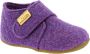 Living Kitzbühel Baby's Klettschuh Filz Unifarben Pantoffels purper - Thumbnail 2