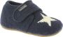Living Kitzbühel Baby's Klettschuh Stern Pantoffels blauw - Thumbnail 1
