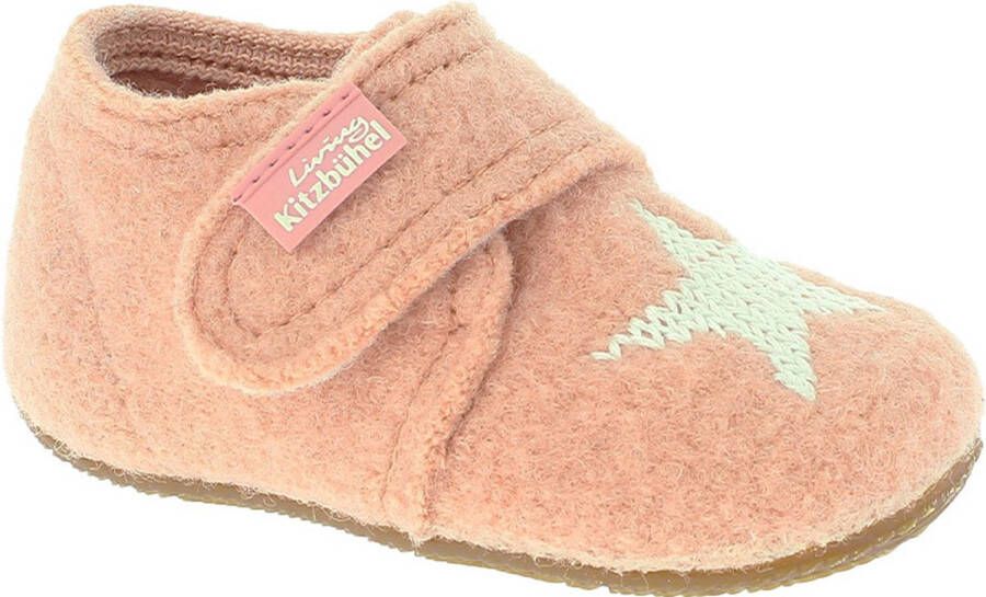 Living Kitzbühel Baby's Klettschuh Stern Pantoffels roze