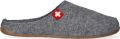 Living Kitzbühel Pantoffels Schweizer Kreuz 3886 610 Grau Grijs Wolvilt LK38860610 - Grijs