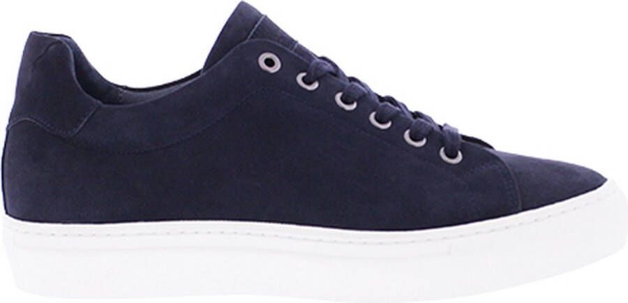 Livingstone by Piedro Livingstone Roma Sneaker Blauw Waxed Nubuck Wijdtemaat K Schoen