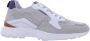Livington Livingstone Madrid Sneaker Grijs Wit Nubuck Leer Wijdtemaat H Schoen - Thumbnail 1