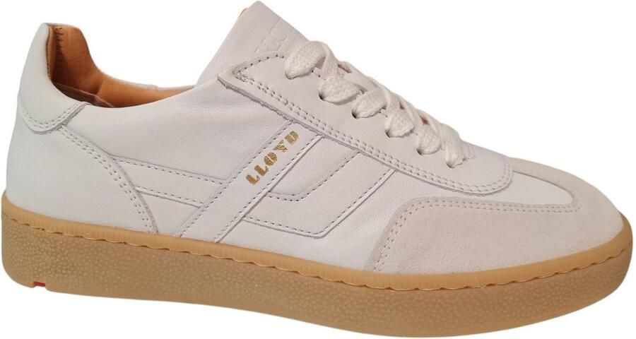 Lloyd Akari White Zomerse Dames Sneakers Wit