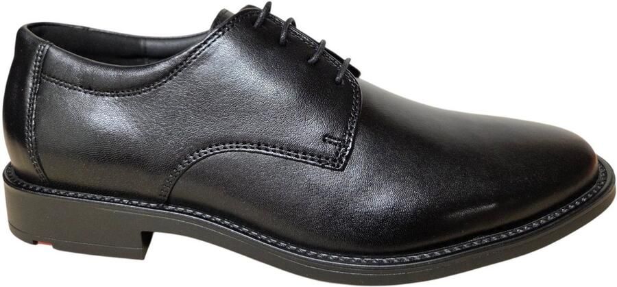 Lloyd Core 110 Black Nette Veterschoenen Zwart Leer Heren Zwart