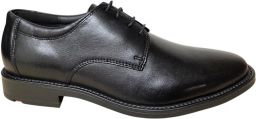 Lloyd Core 110 Black Nette Veterschoenen Zwart Leer Heren Zwart