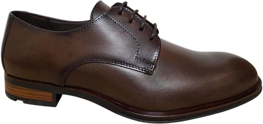 Lloyd Core Pl Cigar Nette Veterschoenen Bruin Leer Heren Smal F Bruin
