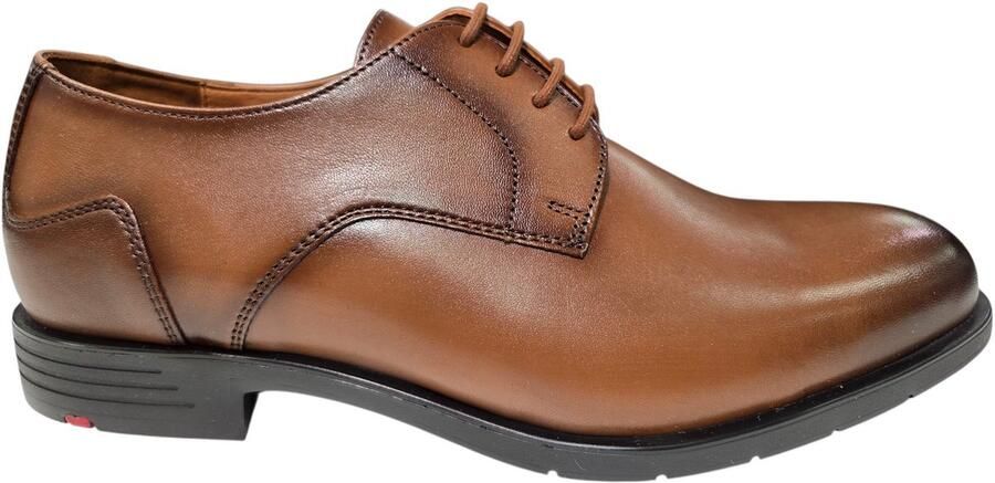 Lloyd Eezy 110W Cognac Nette Veterschoenen Cognac Leer Heren Cogna