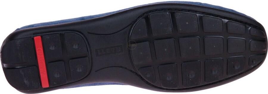 Lloyd Blauwe Suède Mocassins Blue Heren - Foto 3