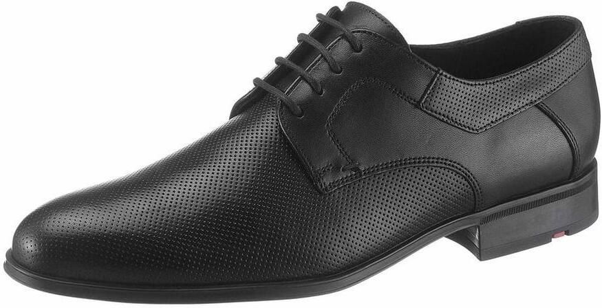 Lloyd Veterschoenen Levin met modieuze embossing vrijetijdsschoen lage schoen veterschoen