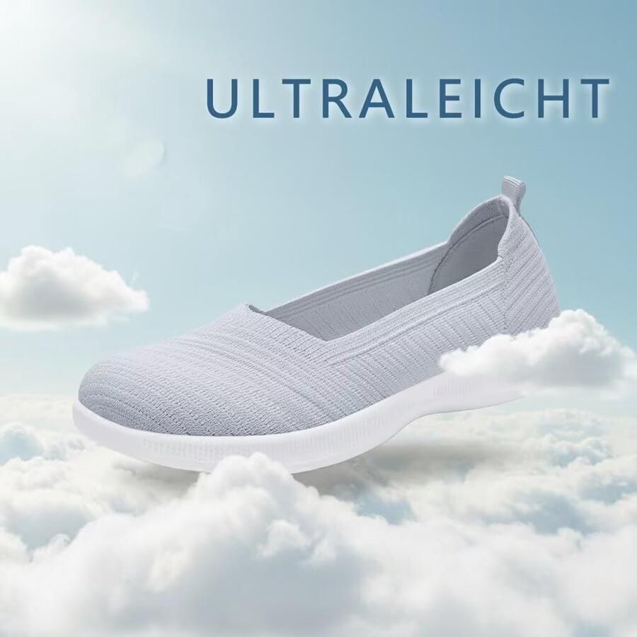 Loafers comfortabel en licht strik slip-on