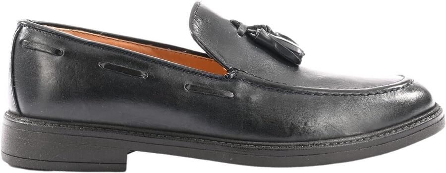 Loafers met kwastjes lage schoenen blauw
