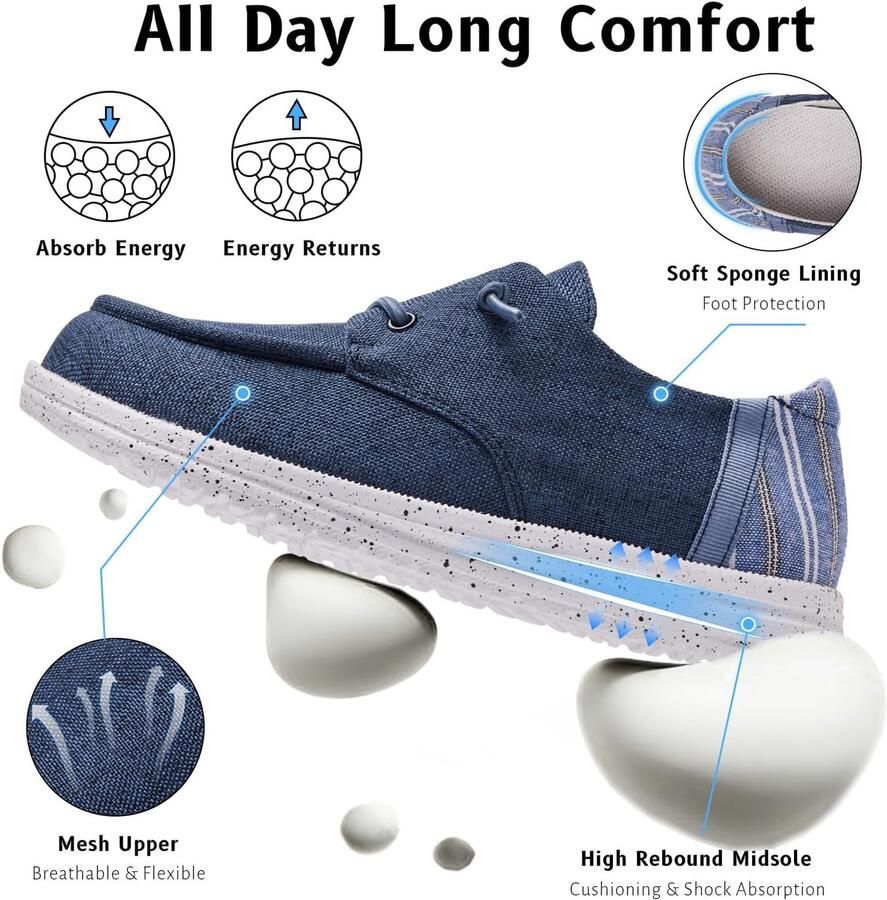 Slippers canvas slip-on