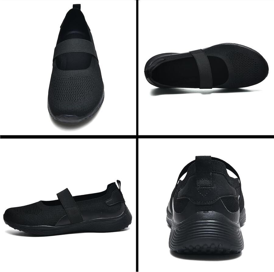 Loafers slippers met voetondersteuning licht mesh plat