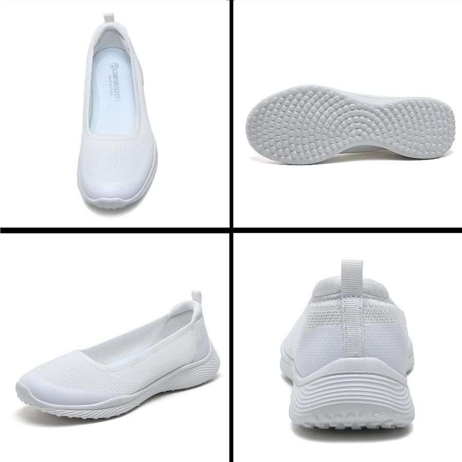 Loafers slippers met voetondersteuning lichtgewicht plat