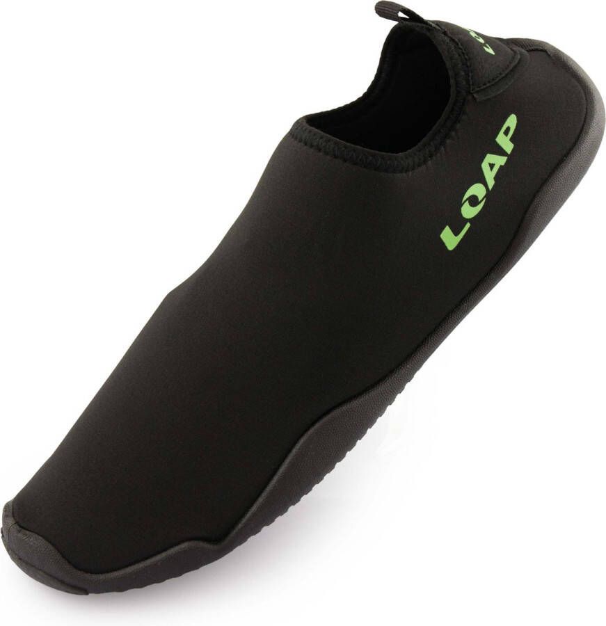 LOAP Waterbestendige herenwaterschoenen loafers zwart-groen