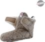 Lodger Baby Slofjes Antislip M bruin Slipper Folklore Fleece M Klittenbandsluiting Slofjes die blijven zitten - Thumbnail 3