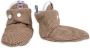 Lodger Antislip Kindersloffen 17 Beige Katoen Drukknoopsluiting 6-12 Luchtig Slipper Ciumbelle - Thumbnail 1