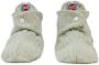 Lodger Baby slofjes 17 Groen Zacht Katoen Antislip Drukknoopsluiting 6-12 Slipper Seersucker - Thumbnail 1