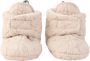 Lodger Baby Slofjes Antislip -12M Creme Slipper Folklore 100% Fleece -12M Klittenbandsluiting Slofjes die blijven zitten - Thumbnail 2