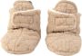 Lodger Winter Slofjes Slipper Folklore 100% Fleece -6M Klittenbandsluiting Slofjes die blijven zitten Beige - Thumbnail 2