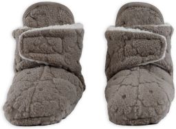 Lodger Baby Slofjes M bruin Slipper Folklore Fleece M Klittenbandsluiting Slofjes die blijven zitten