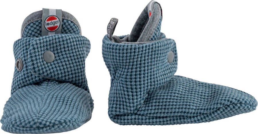 Lodger Babyslofjes Blauw Slipper Ciumbelle Katoen Luchtig 6-12M