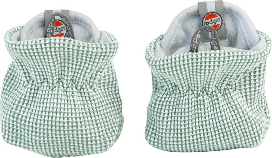 Lodger Babyslofjes Groen Slipper Ciumbelle Katoen Luchtig 3-6M