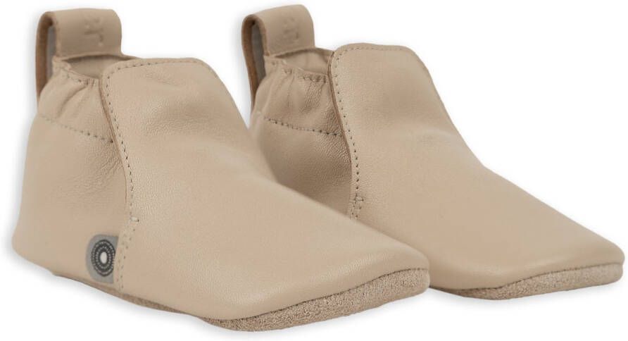 Lodger Babyslofjes leer beige Flexibele zool