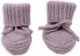 Lodger Babyslofjes newborn paars 0-6M katoen Slipper Knit - Thumbnail 1