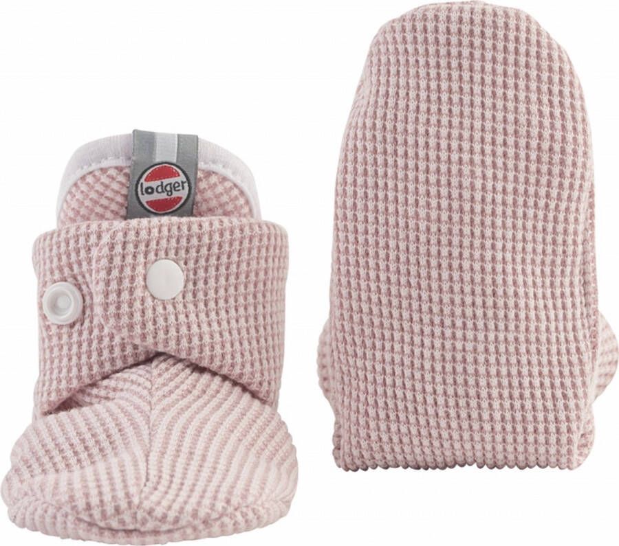 Lodger Babyslofjes Roze Slipper Ciumbelle Katoen Luchtig 3-6M