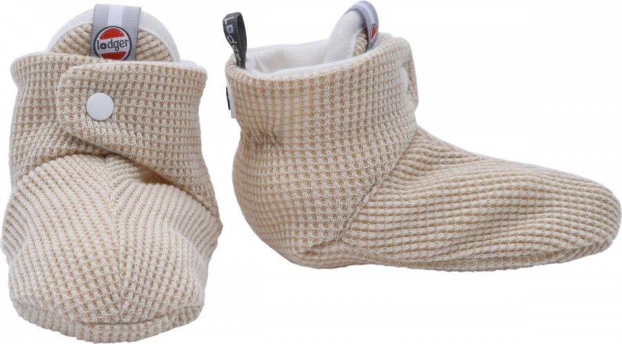 Lodger Kindersloffen Beige Slipper Ciumbelle Katoen Luchtig Unisex 6-12M Antislip