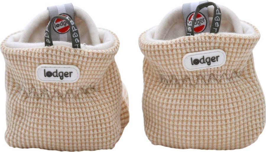 Lodger Kindersloffen Beige Slipper Ciumbelle Katoen Luchtig Unisex 6-12M Antislip